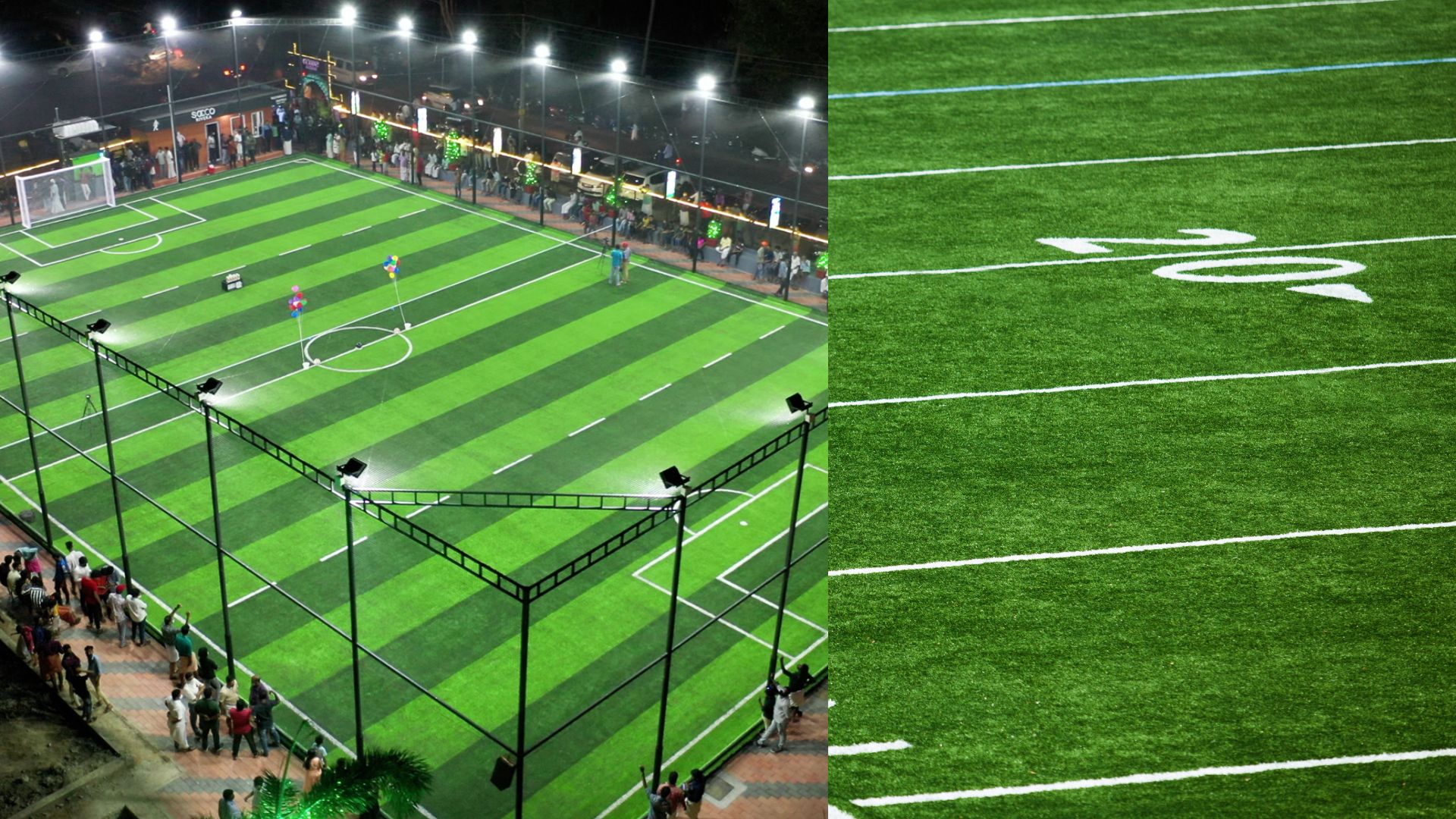 artificial grass truf system