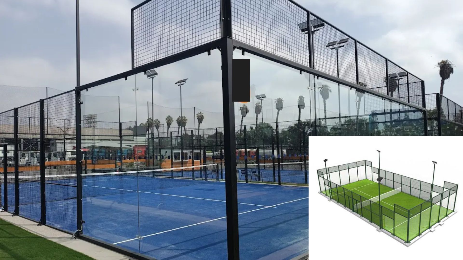 paddle tennis court